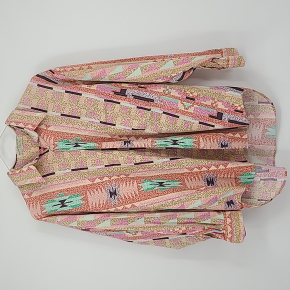 Vintage southwestern button down shirt large - Picture 1 of 8